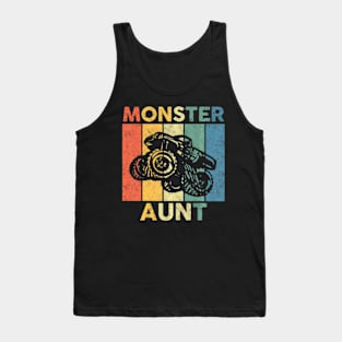 Monster Truck Aunt Monster Truck Are My Jam Truck Lovers Tank Top